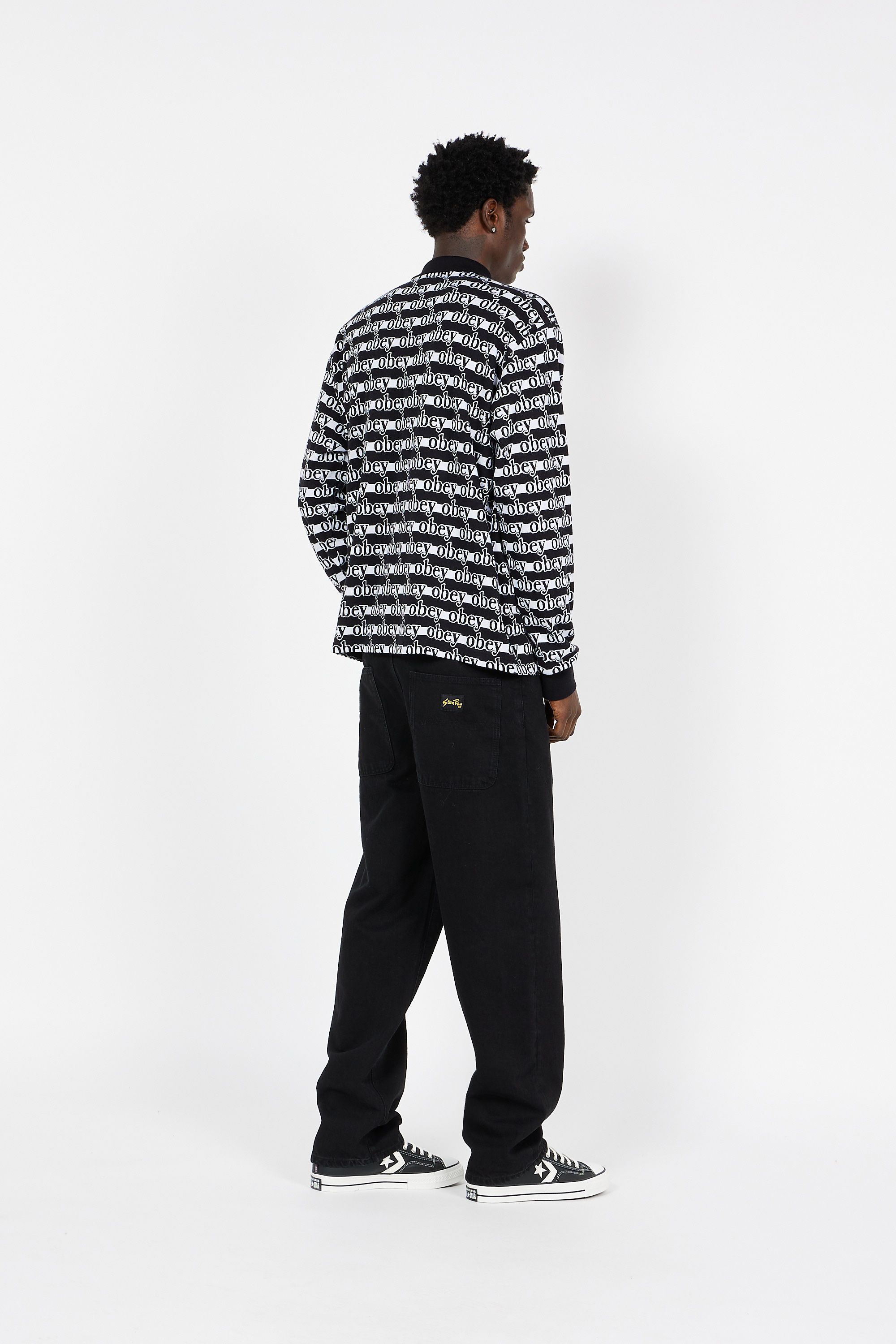 OBEY Polo INTEROCK OGO J Noir