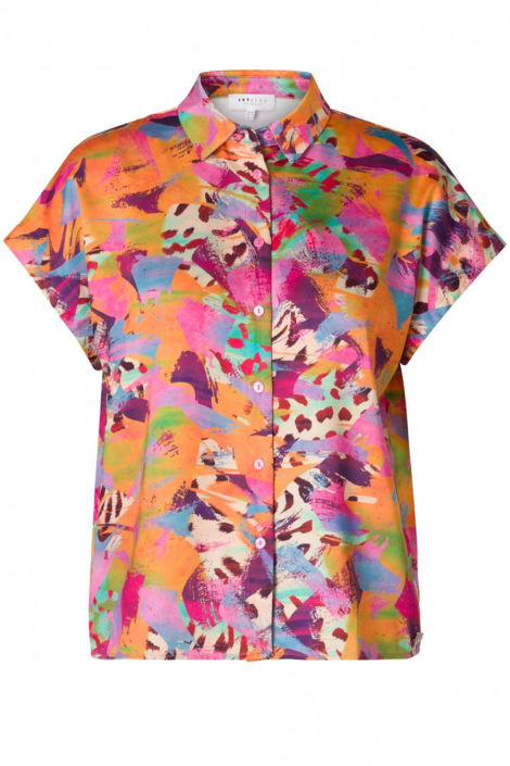 Ivy Beau multi color dames blouse