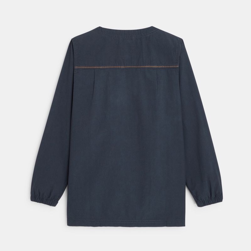 Tablier d'écolier gris garçon