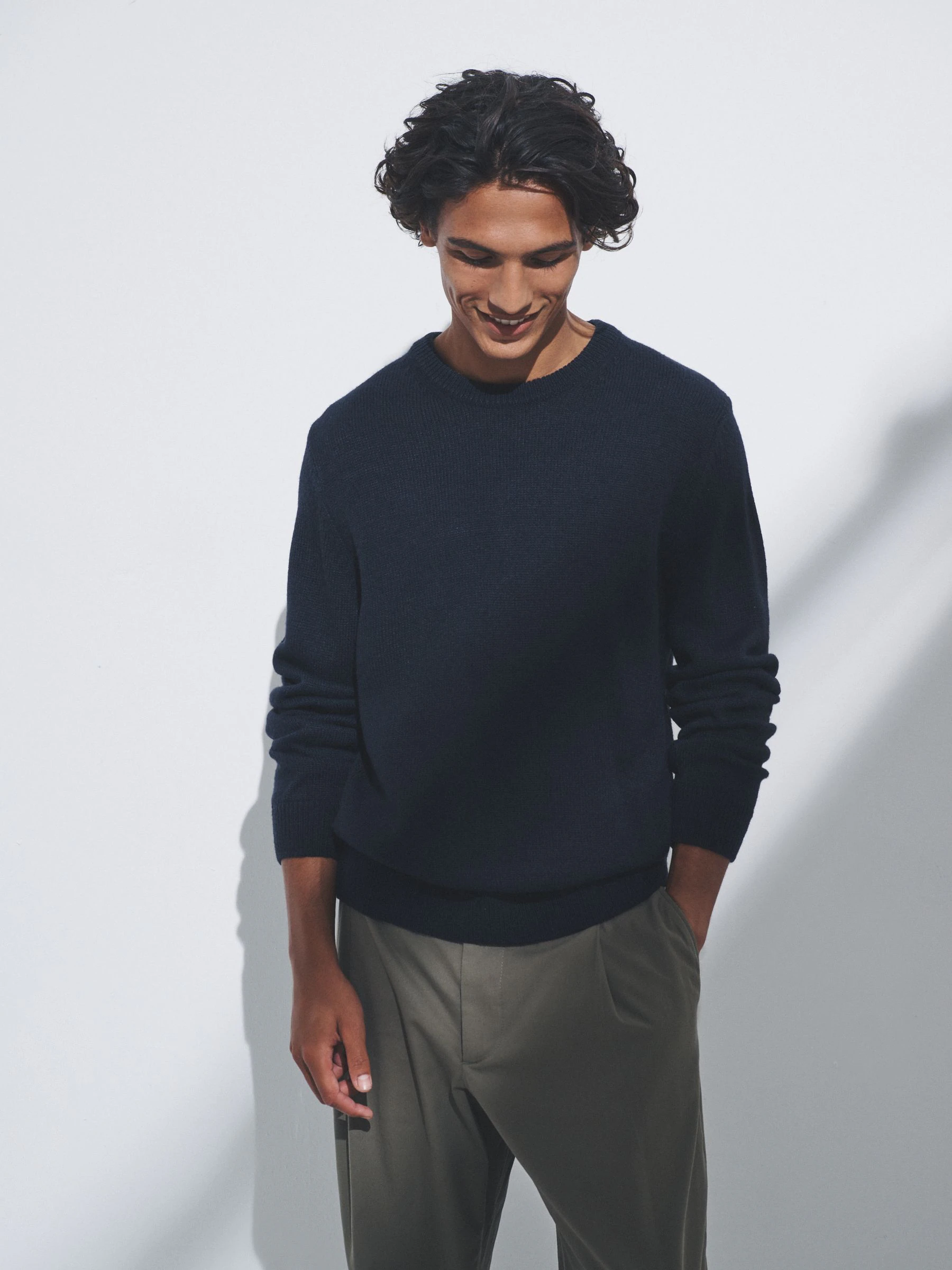 Bruin/donkerblauw - The Set 2 Pack Crew Neck Knitted Jumpers