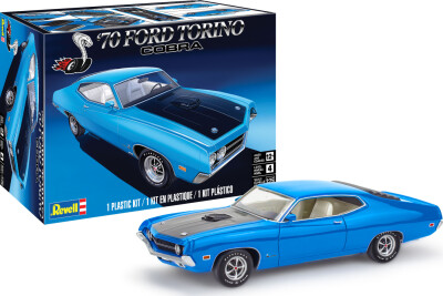 Revell - 1970 Ford Torino Cobra Modelbil - 1:25 - 14534