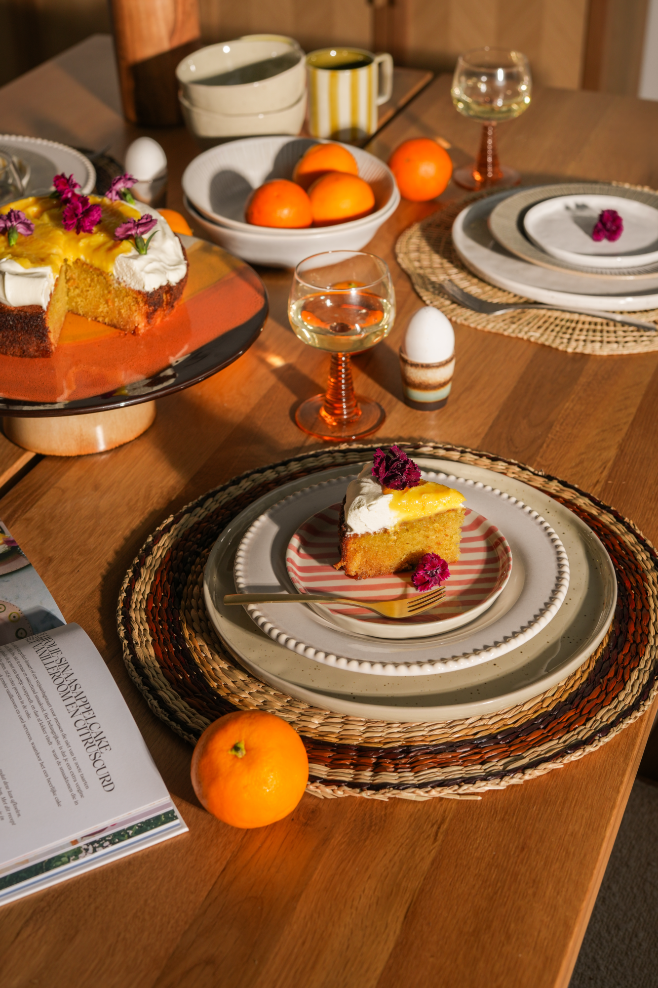 Dinerbord Odile clay Ø28 cm  - set van 4