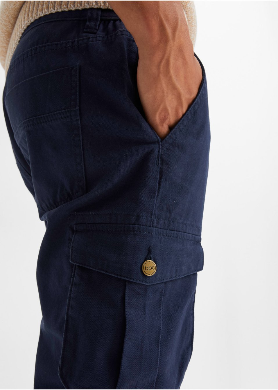 Pantalon cargo coupe confort, Regular Fit Straight