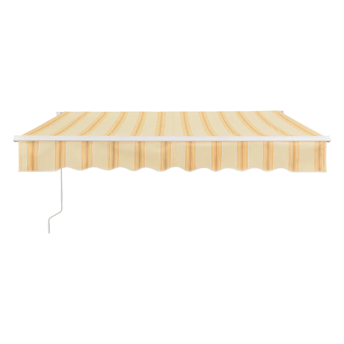 En.Casa en_casa Store banne Bitonto 350x250 cm - Jaune/Blanc