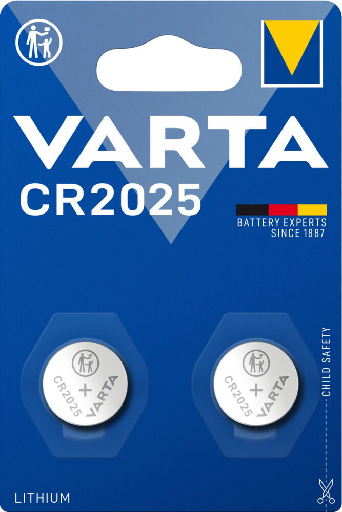 Varta CR2025 - Batterij - 2 Stuks