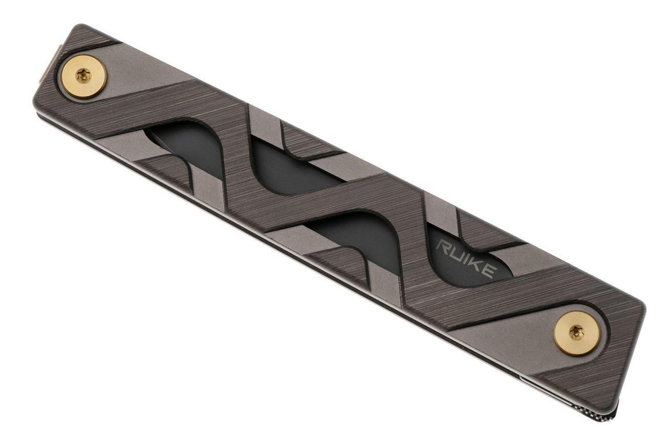 Ruike P878-AK PVD 14C28N, Grey Aluminium, zakmes