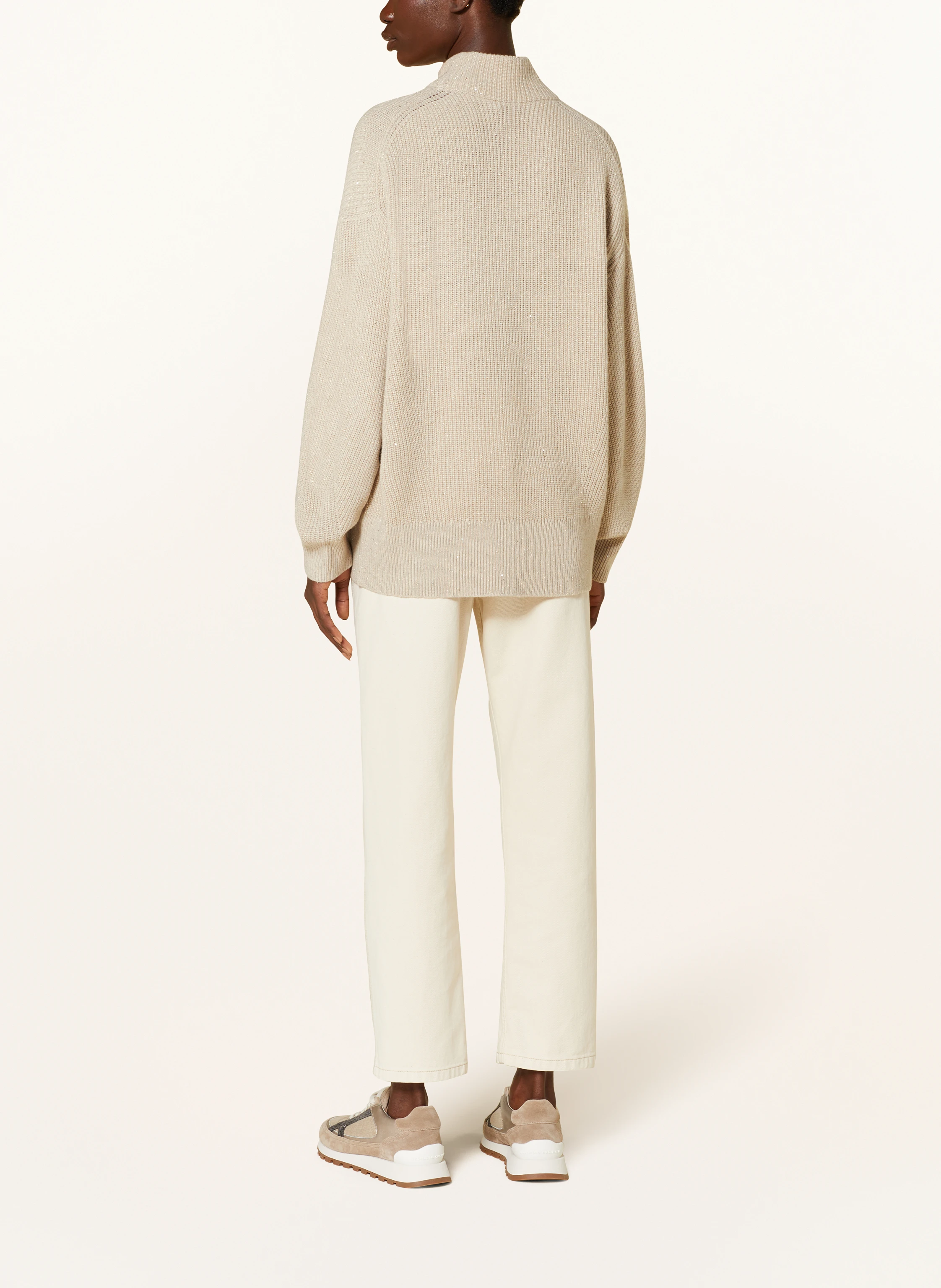 BRUNELLO CUCINELLI Pullover mit Cashmere und Glitzergarn