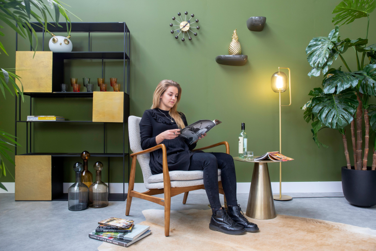 POLSPOTTEN Chair Peggy fauteuil ecru