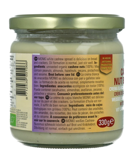 Monki White Cashew Nut Butter Bio 330GR