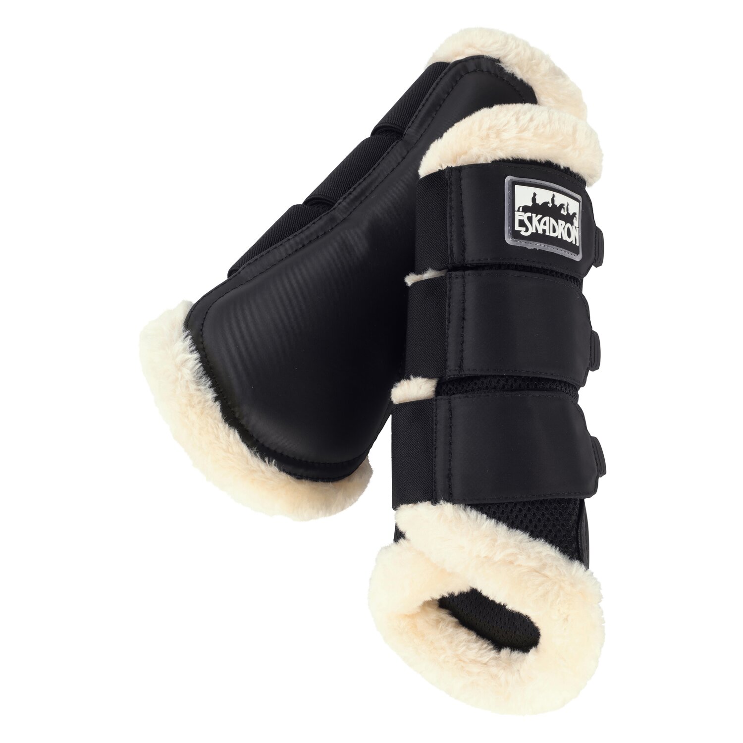 ESKADRON Gamaschen Soft Mesh FauxFur - black