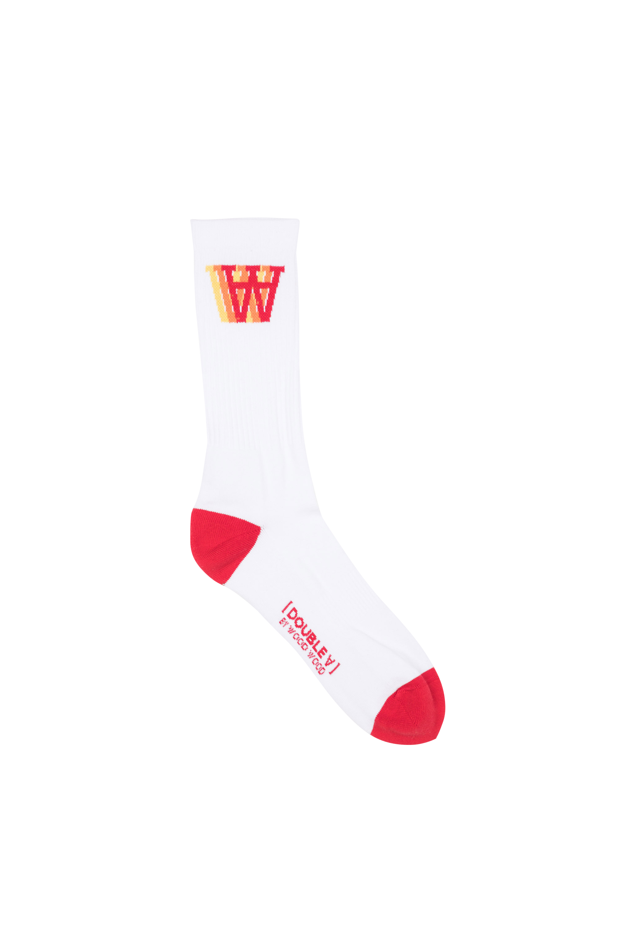 WOOD WOOD Chaussettes Con logo Blanc
