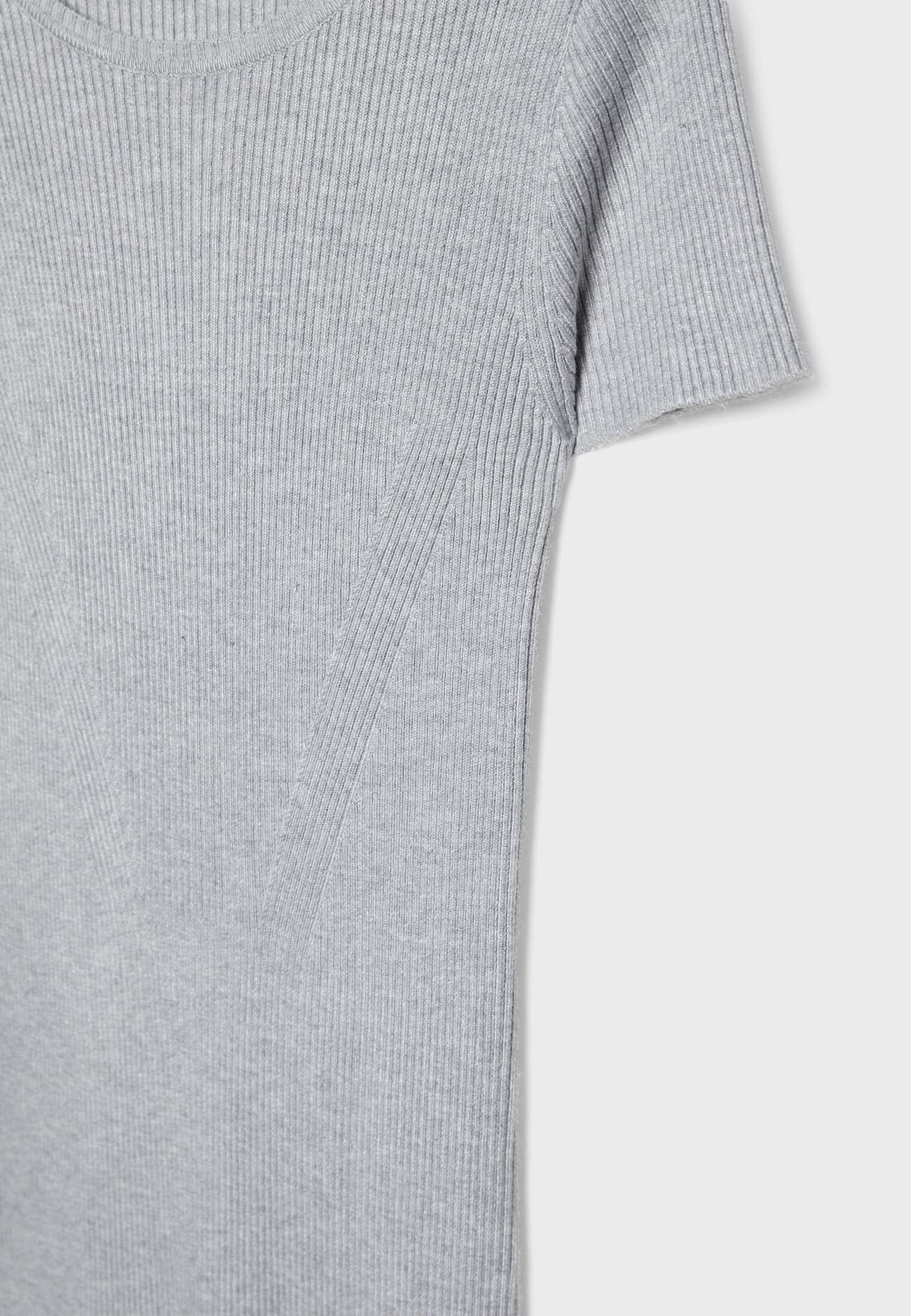 Vestido midi de tricô grosso