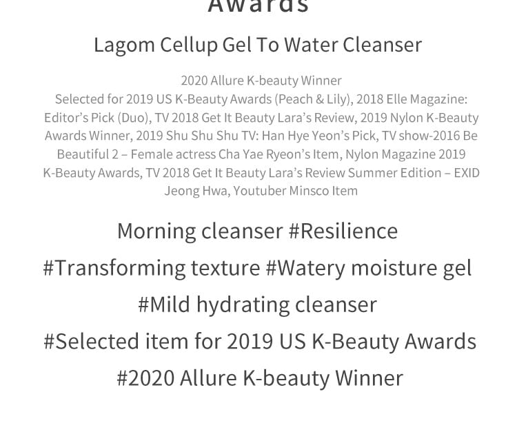 LAGOM - Cellup Gel To Water Cleanser