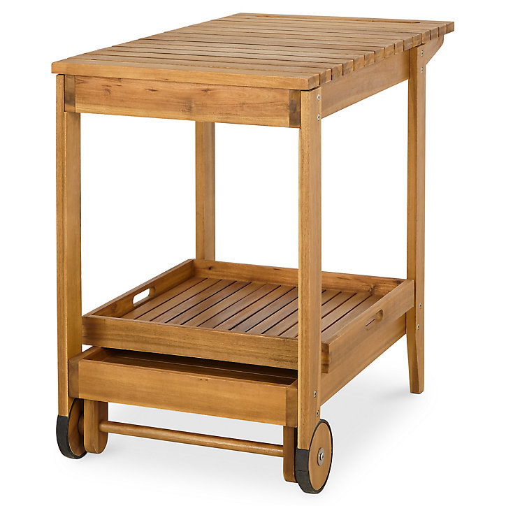 Chariot de jardin bois Blooma Denia