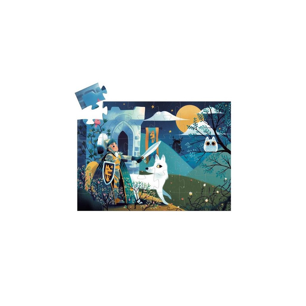Puzzle Silhouette : Chevalier de la Pleine Lune – 36 Pièces