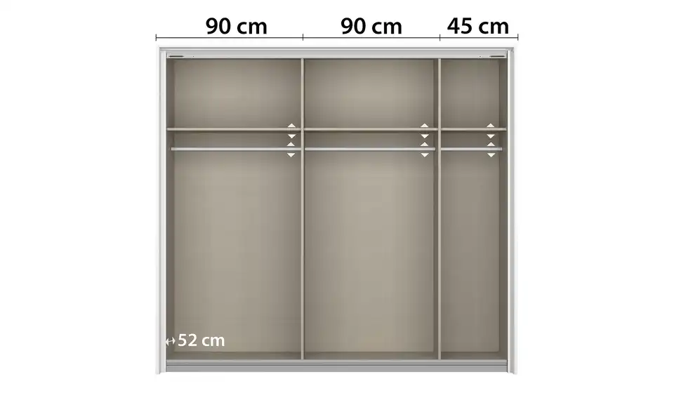 Schwebetürenschrank Quadra