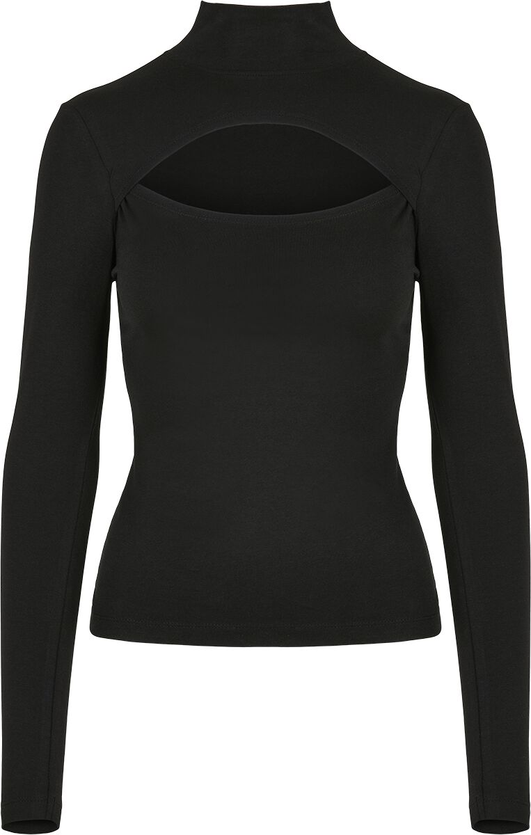 Col Roulé Découpé Manches Longues | Urban Classics T-shirt manches longues