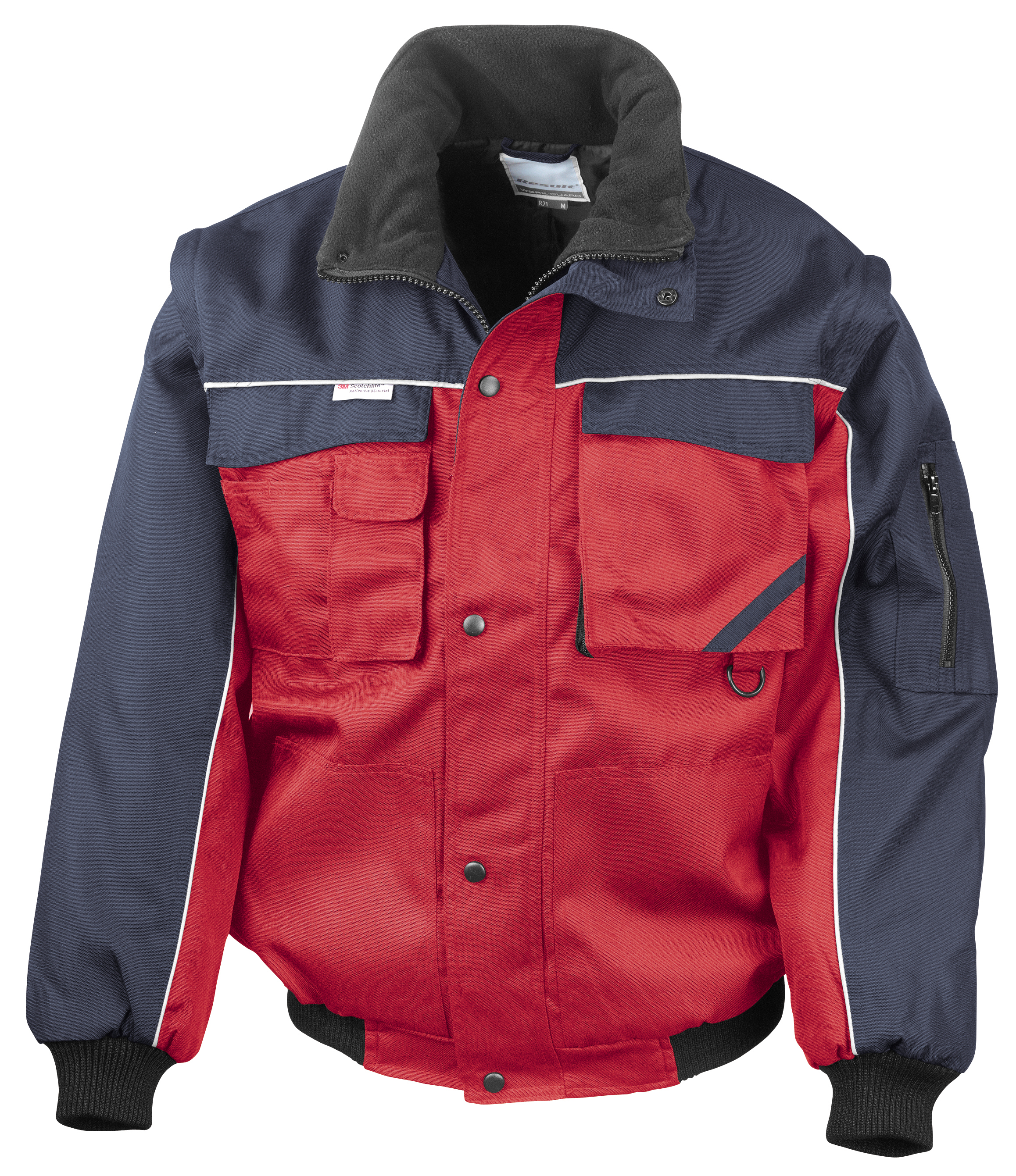 Result Work-Guard RE71A - Veste Pilote Résistante à Manches Amovibles
