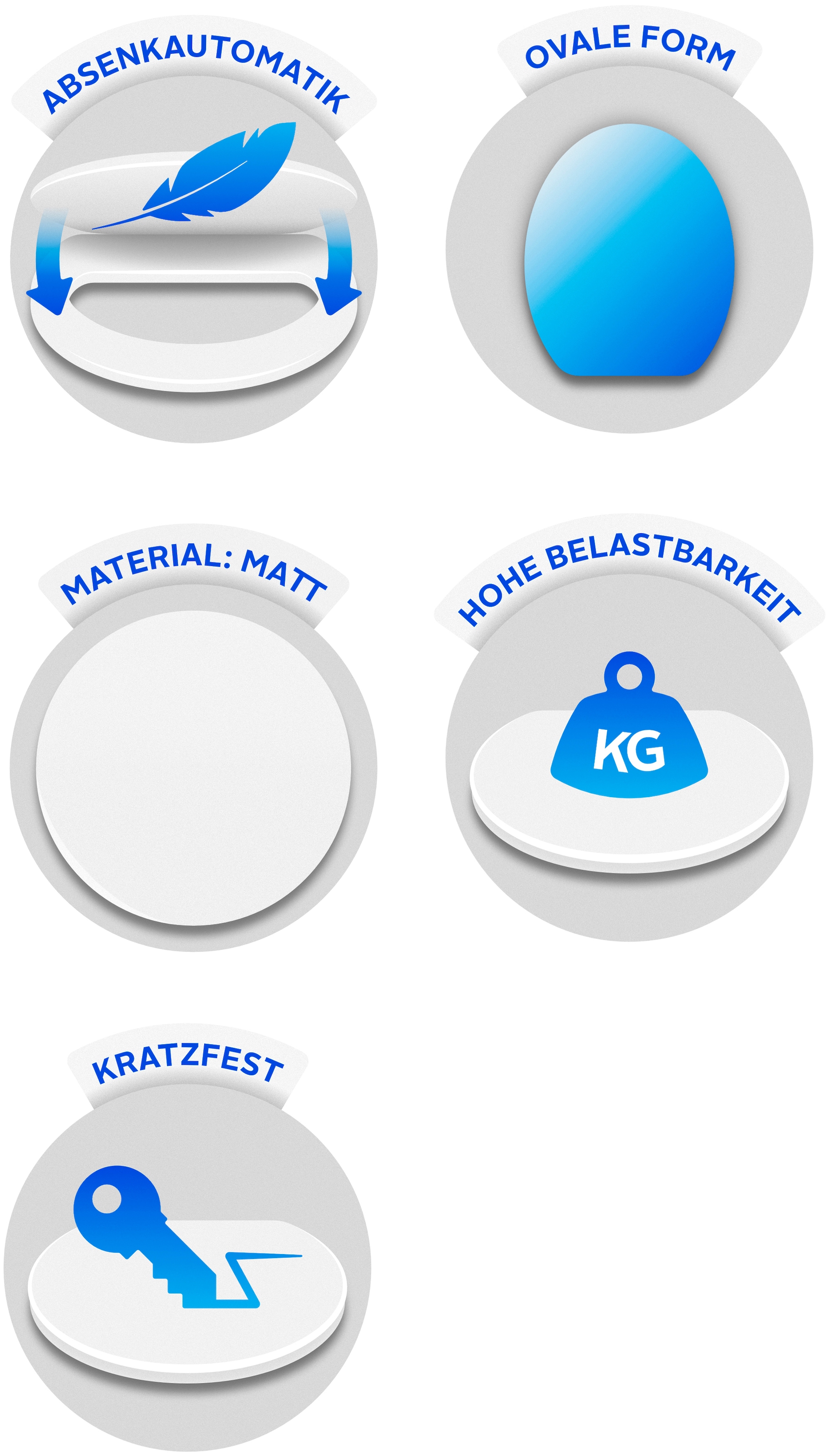 Schütte WC-Sitz »Diamond« High Gloss mit MDF Holzkern, mit Absenkautomatik
