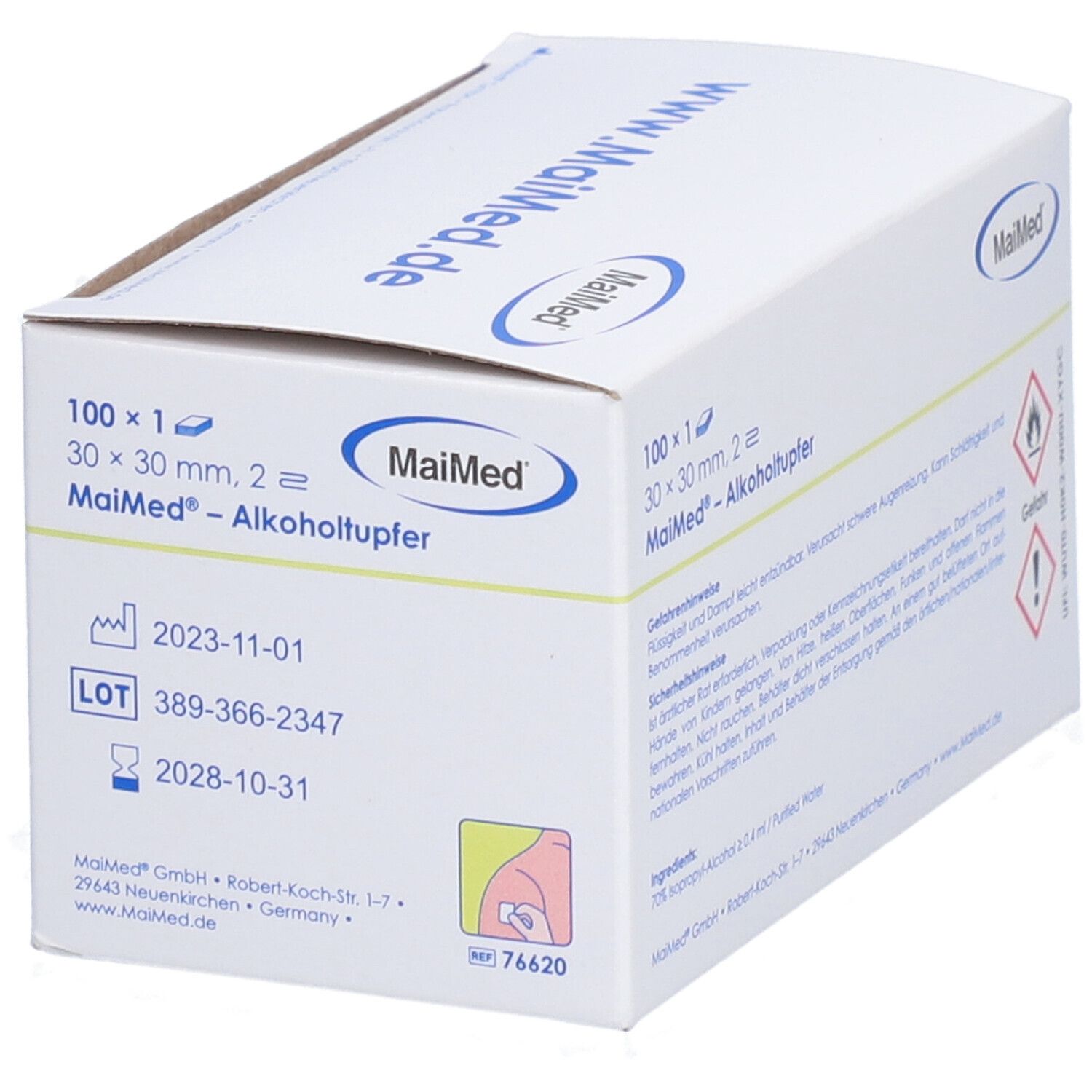MaiMEd® Alkoholtupfer 30 x 30 mm