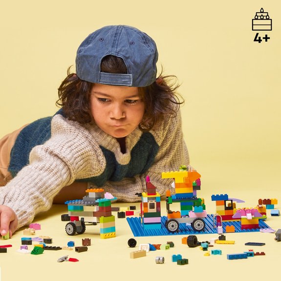La plaque de construction bleue LEGO® Classic 11025
