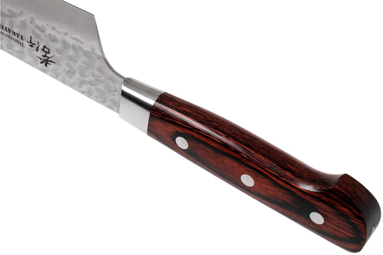 Sakai Takayuki 33-Layer Damascus bunka kengata 20 cm 07400