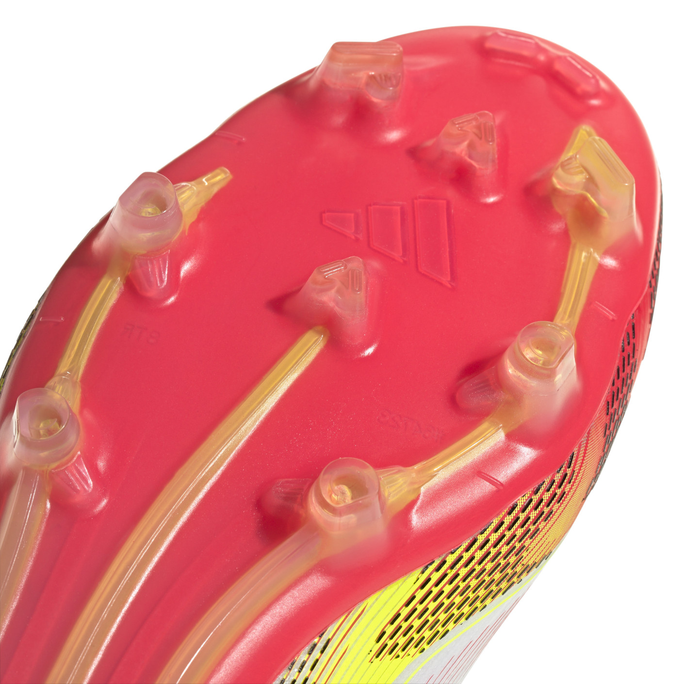 Adidas F50 Pro Gras Voetbalschoenen (FG) Wit Rood Zwart Geel