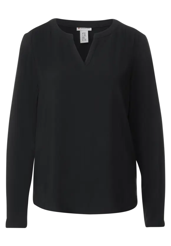 Viskosebluse - Black