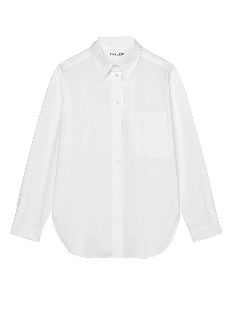 MARC O'POLO Bluse weiss