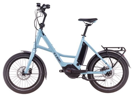 Vélo de Ville Électrique Cube Compact Hybrid Comfort 500 Shimano Nexus 5V 500 Wh 20'' Bleu Aruba 2025