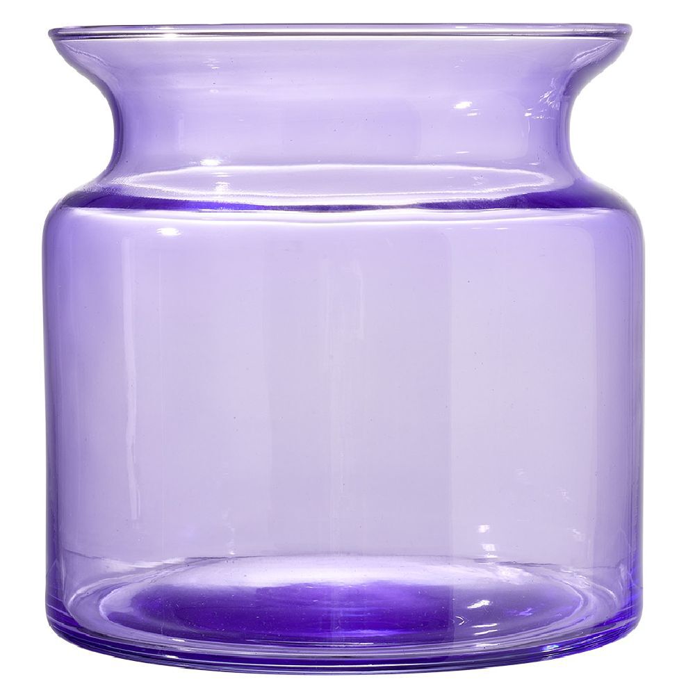 Vase bas en verre