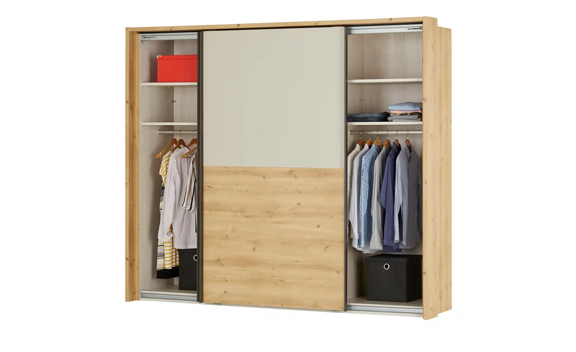 uno Schwebetürenschrank, 2-türig Riva