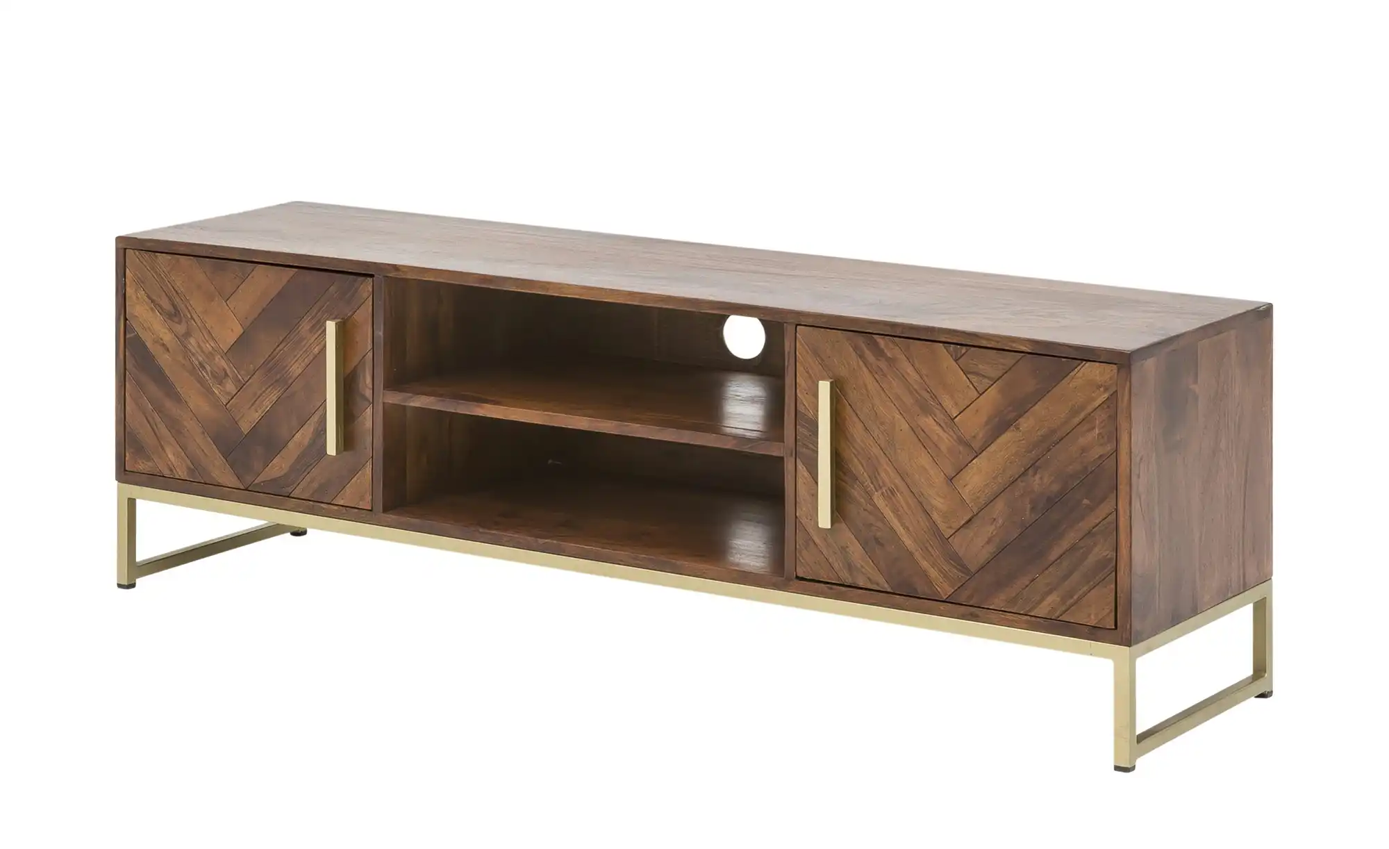TV-Lowboard aus Massivholz Calatria