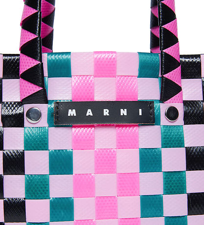 Marni H?ndtaske - Rosa/Multifarvet