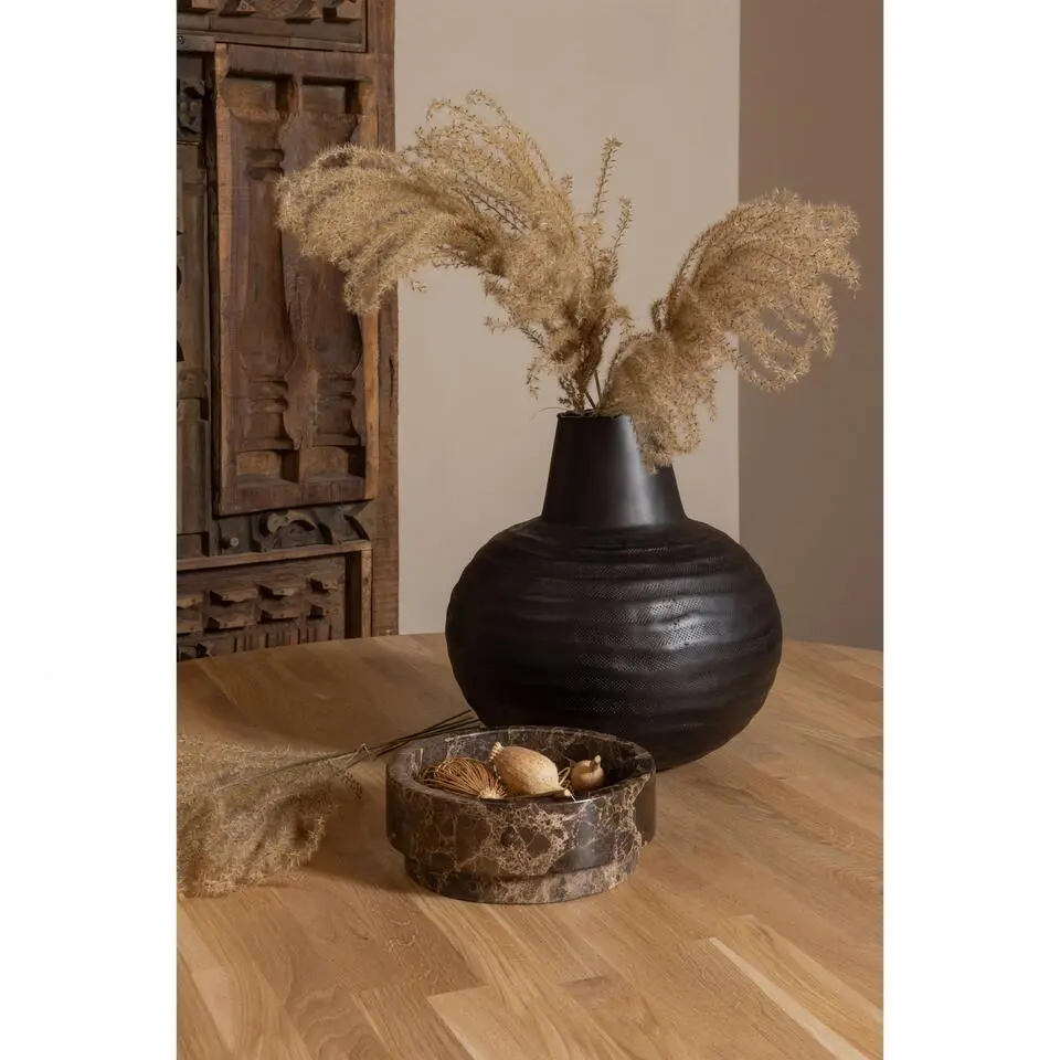 WOOOD Rhonda Eettafel - Rond - Eiken - Naturel - Ø129 cm