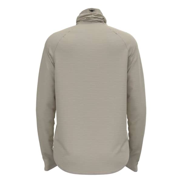 T-shirt running ODLO RUN EASY WARM MIDLAYER W SILVER CLOUD MELANGE