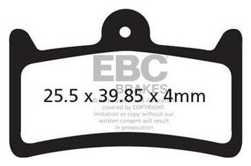 Ebc - Plaquettes de Frein Hope Evo V4 Downhill Organique (Dh)