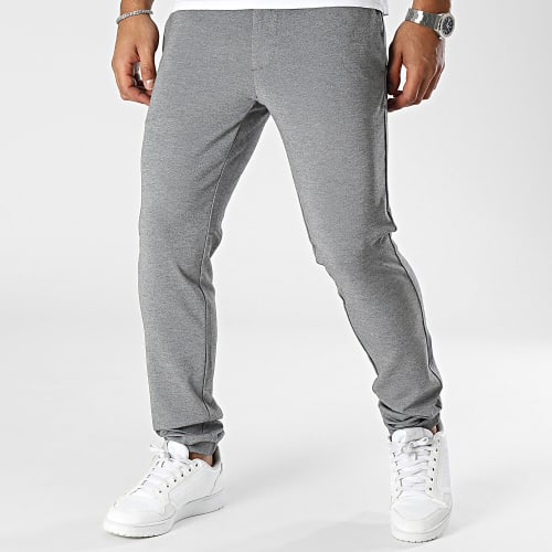 Pantalon Chino Slim Mark Gris Chiné