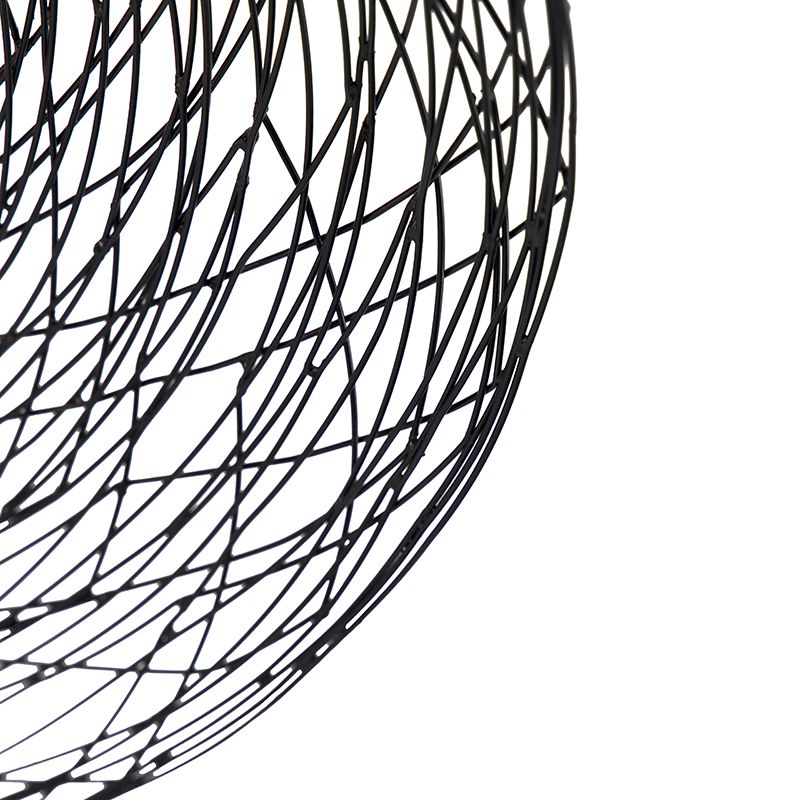 Oosterse plafondlamp zwart 60 cm - Glan