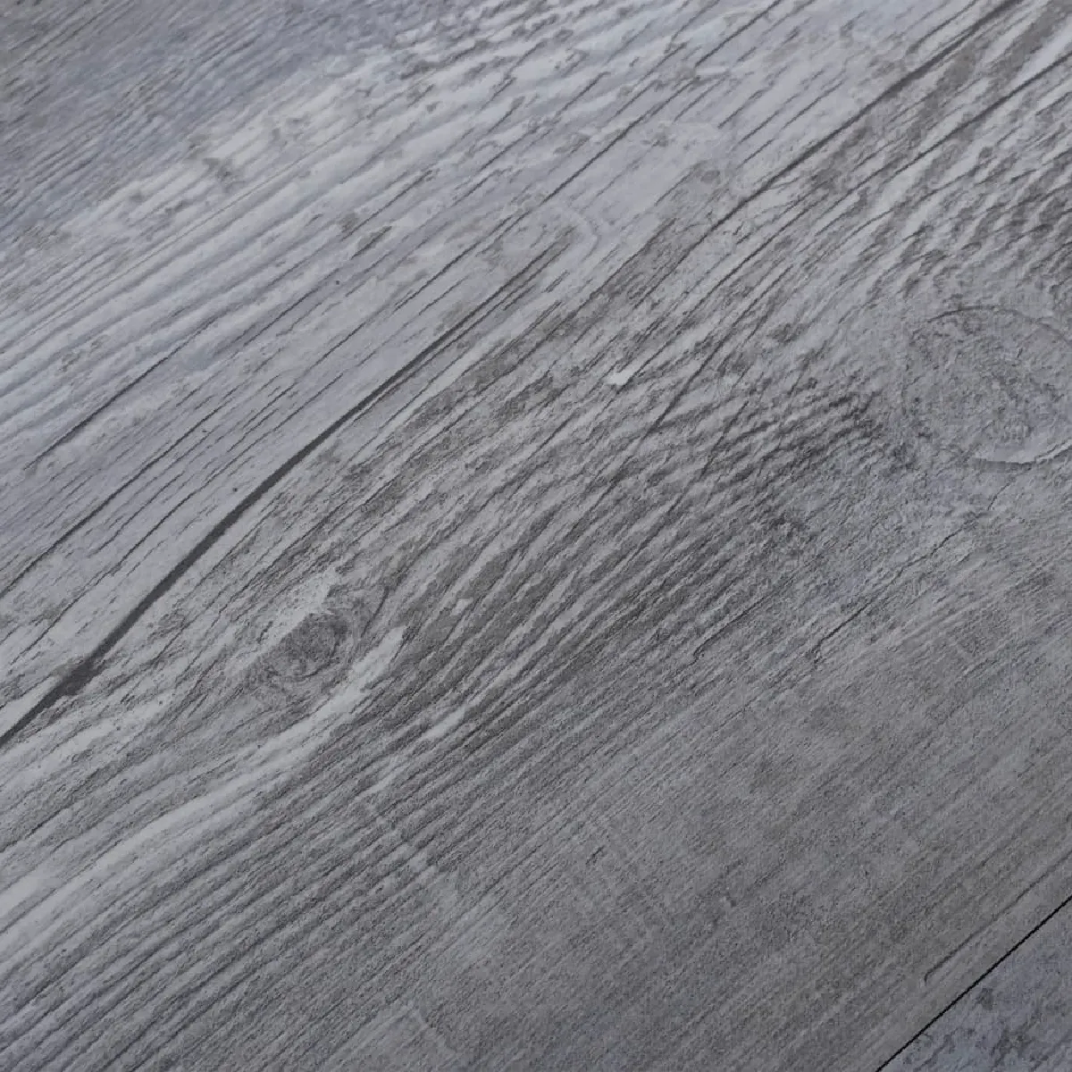 vidaXL Dalles PVC Autoadhésives 5,21m² Gris Bois Mat