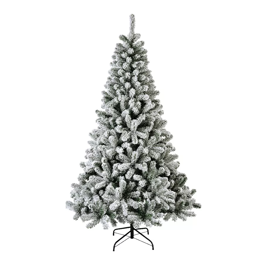Sapin de Noël artificiel lumineux 640 LED H300 cm King Vert enneigé