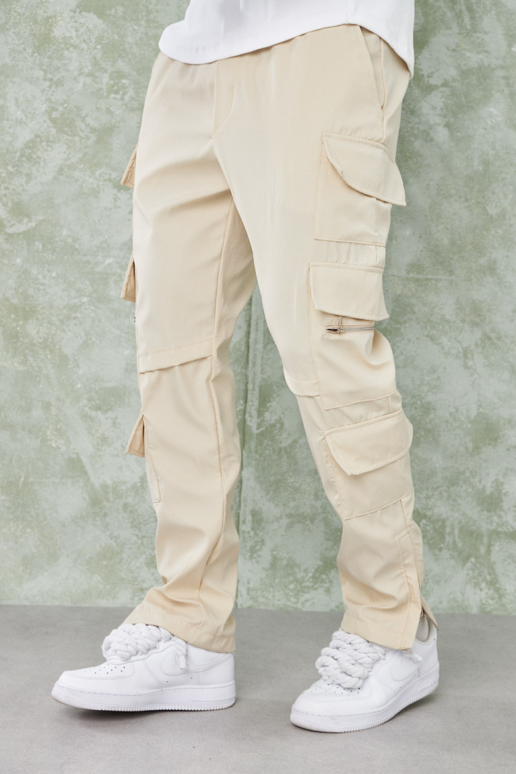 Joggerpant cargo beige