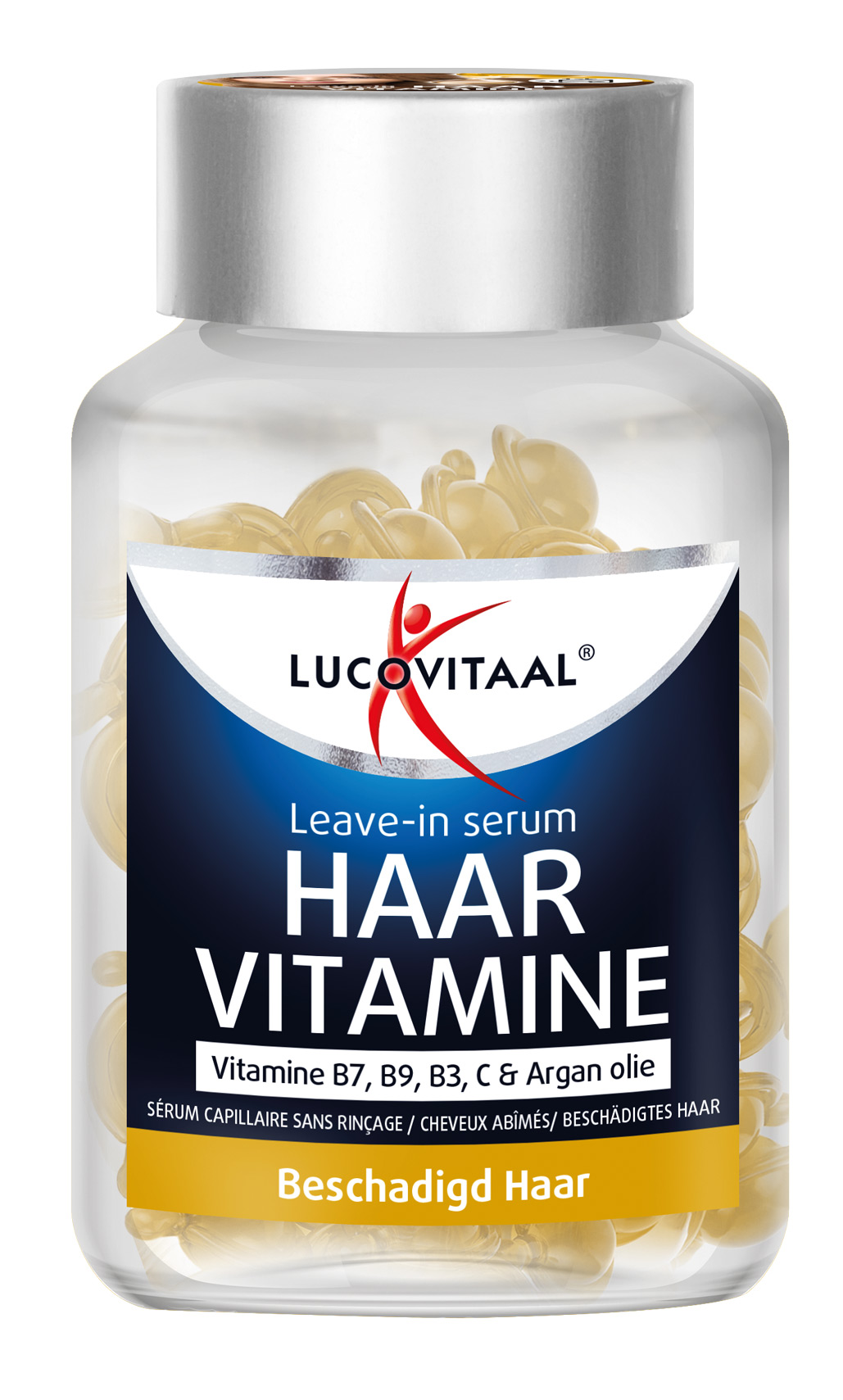 Lucovitaal Leave-in Serum Vitamine – Beschadigd Haar (25 twist capsules)