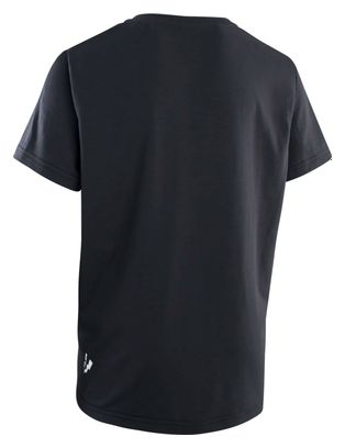 Maillot VTT manches courtes ION Logo DR Noir Enfants