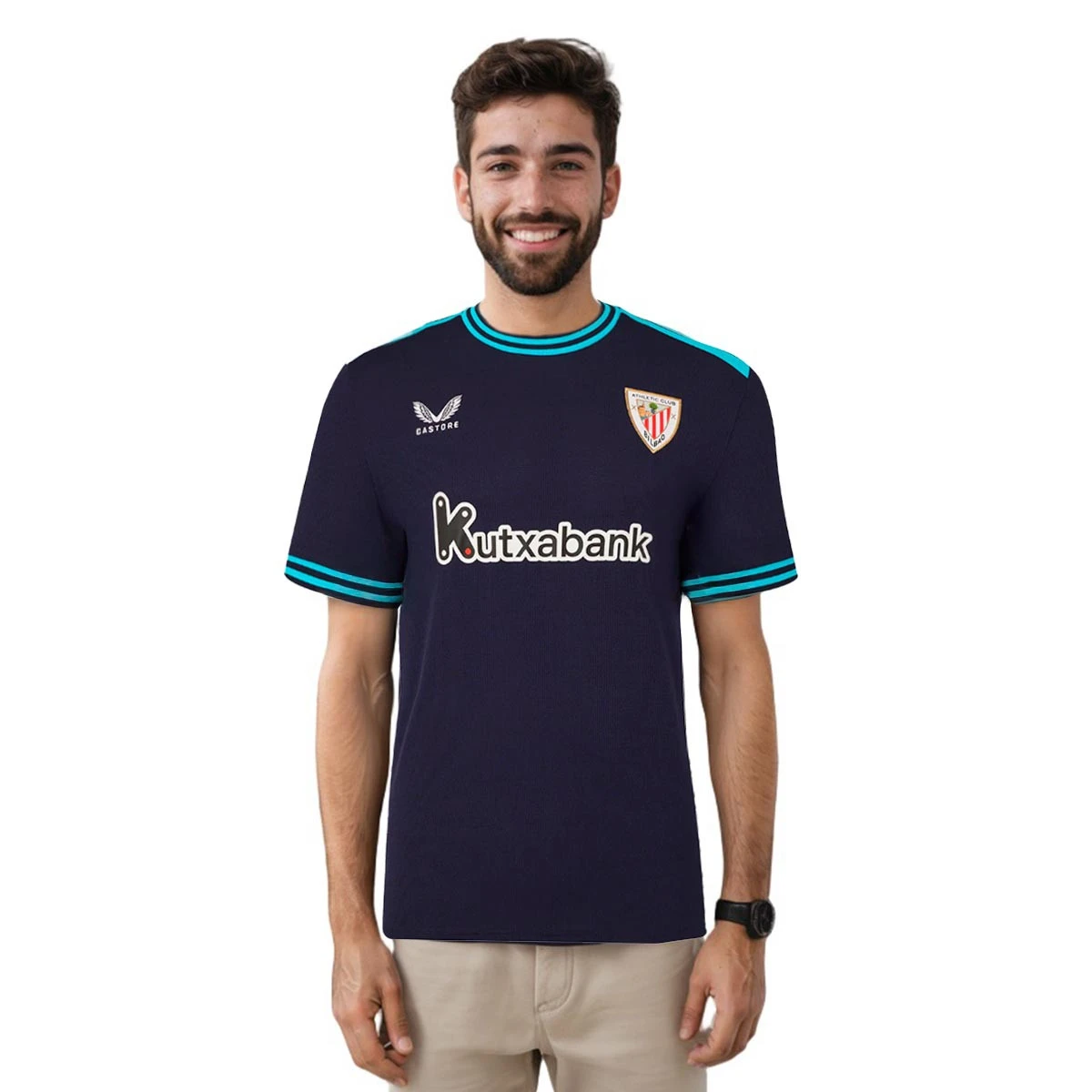 Camisola Castore Athletic Club Bilbao Segundo Equipamento 2025-2026