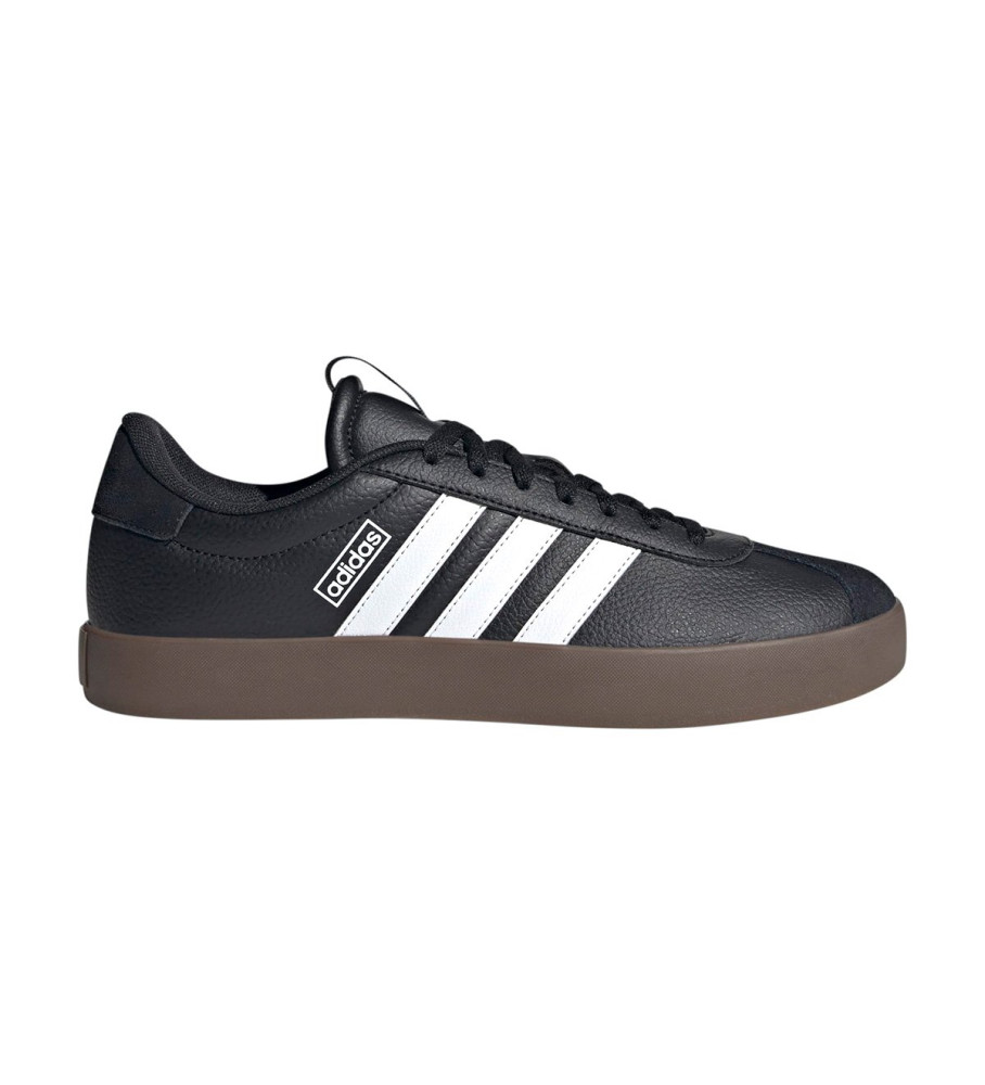 Tênis adidas Vl Court 3.0 de couro preto