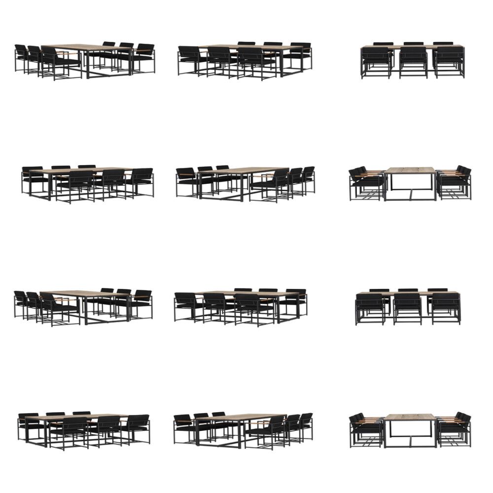 SPISEGRUPPE SENSUM EKSJÖ BORD TEAK + 6 STOLER ARENDAL