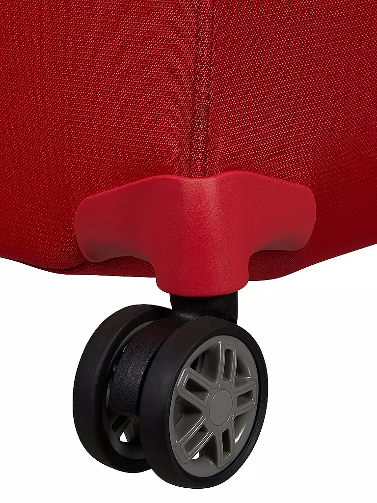 SAMSONITE Trolley Airea Spinner 67cm erweiterbar Hibiscus Red rot
