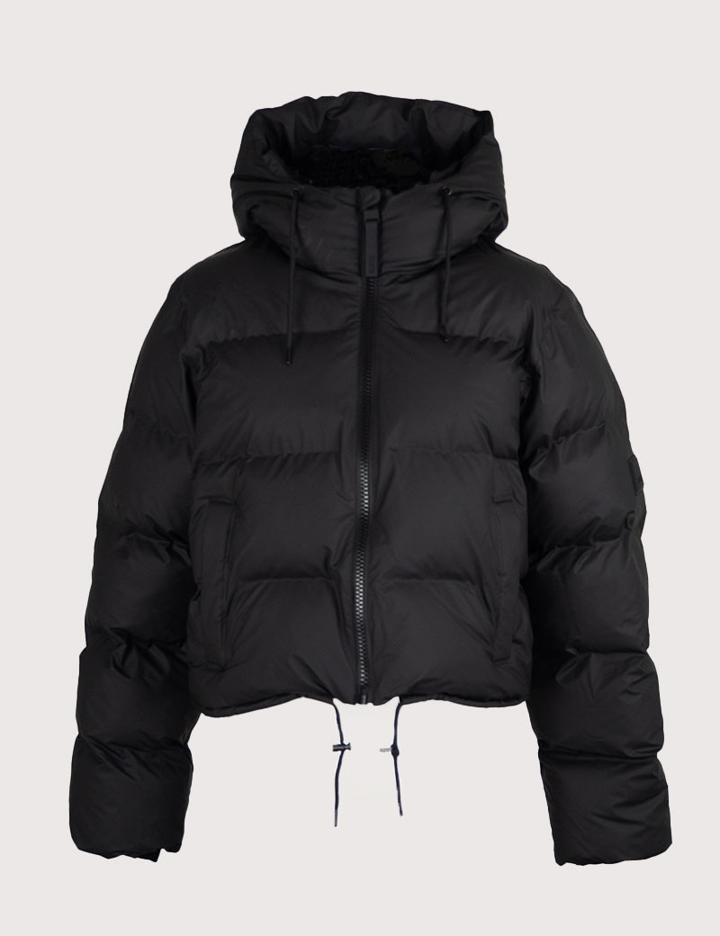 RAINS DOUDOUNE FEMME PUFFER JACKET ALTA NOIR