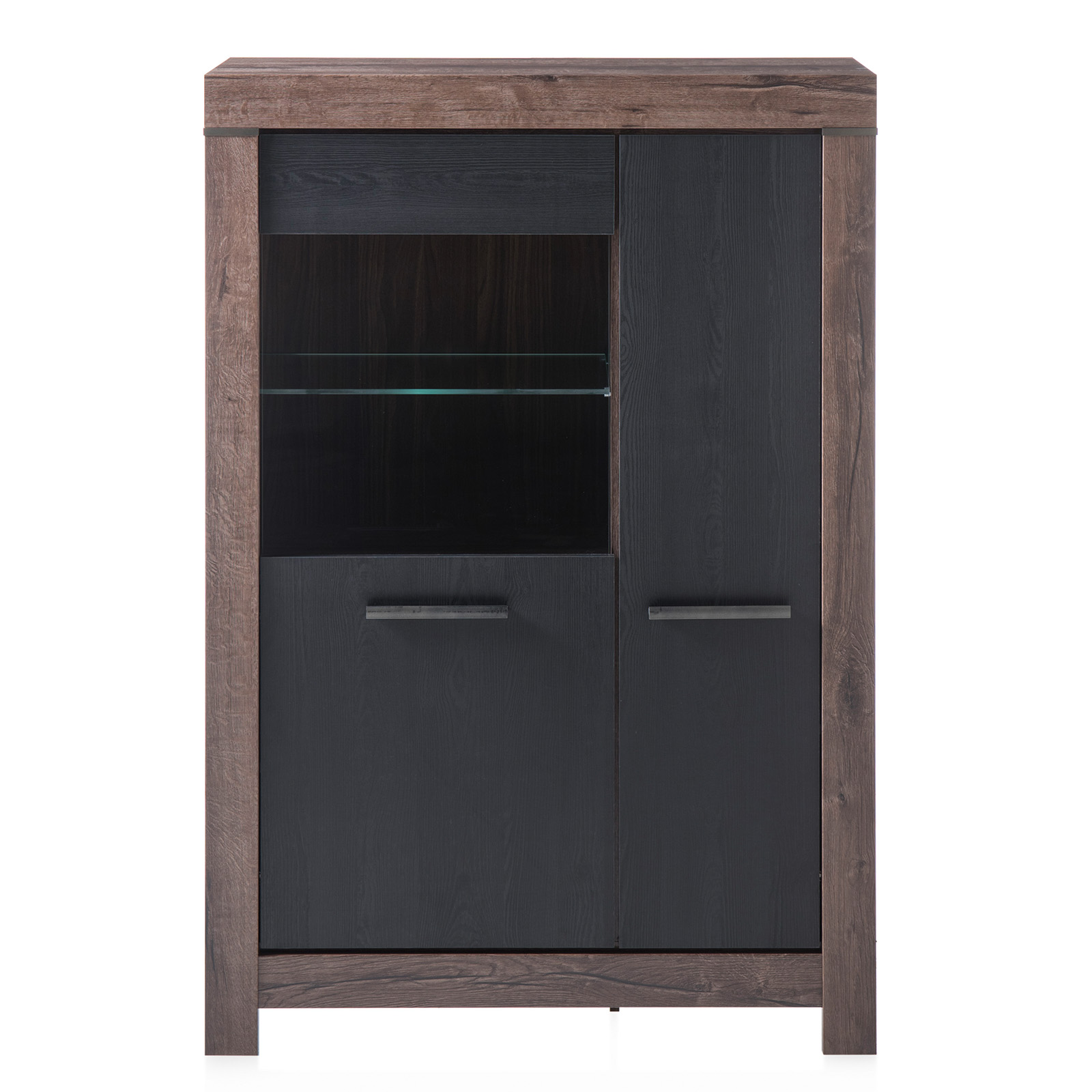 Vitrine - Schlammeiche-Schwarzeiche - 100 cm breit